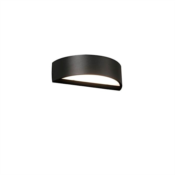 Sort LED væglampe - Faro Barcelona - Udendørs - IP65 Mørkegrå