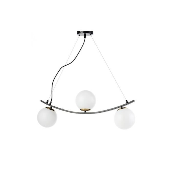 Hængende loftlampe - Onli - TRIO - Sort - Metal - 3 pærer E14