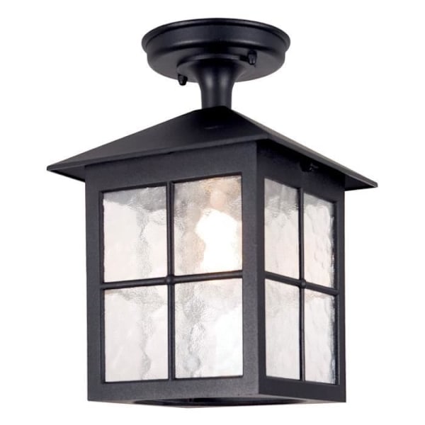 Utomhuslykta - Winchester - Svart Metall - 1 Glödlampa - 60W - Modern Stil Svart