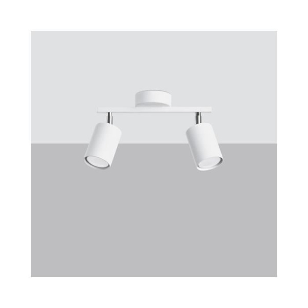 Loftslampe - SOLLUX - LEMMI 2 - Metal - LED - Hvid