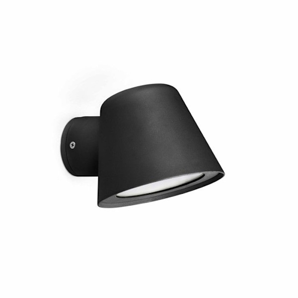 FARO udendørs væglampe - GINA - Sort - LED 35W - Aluminium og glas Sort