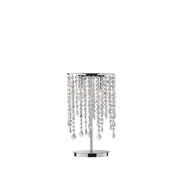 Ideal Lux RAIN TL2, Krom, Glas, Metal, Soveværelse, Børneværelse, Spisestue, Stue, IP20, E14, 2 pære(r) Krom
