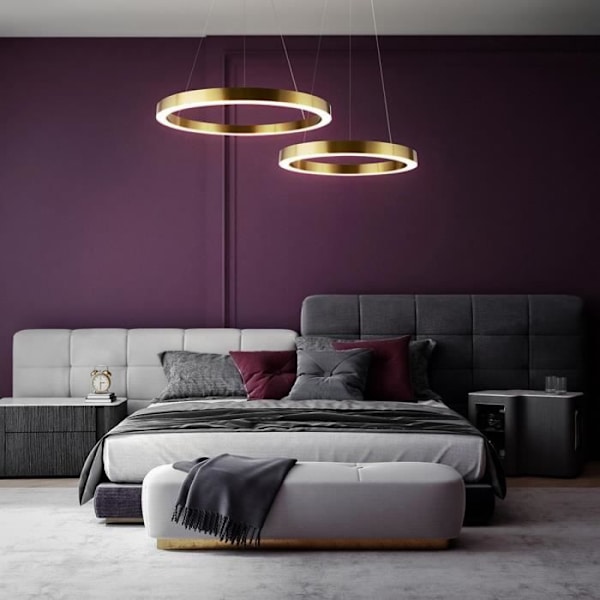 Maytoni Saturno Moderne integreret LED loftslampe i messing, 3100lm, 4000K