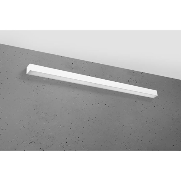 Sollux PINNE Vit Integrerade LED Vägglampor 115cm 4000K