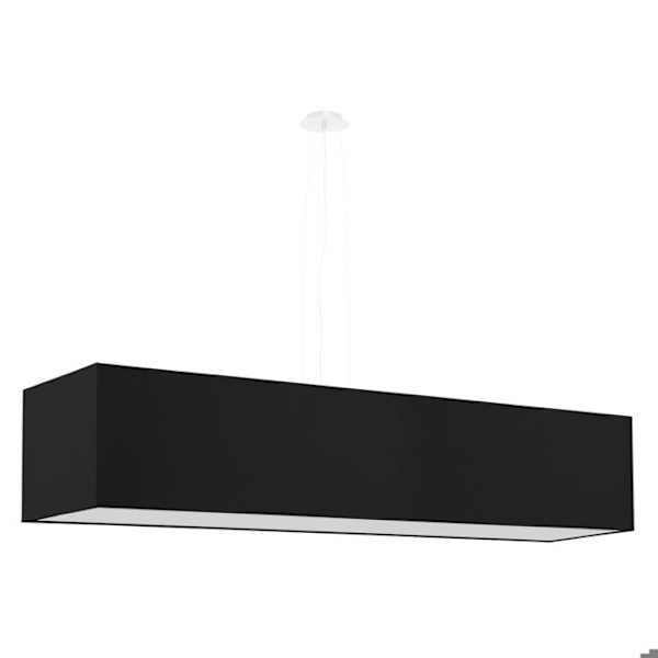 Pendel - SOLLUX - Julemand - Sort - 1200x250x1100 mm - 5 E27 pærer svart