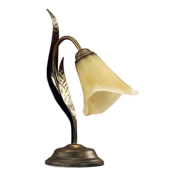 Onli ALGA bordlampe i glas, skærm i glas, 1x E14