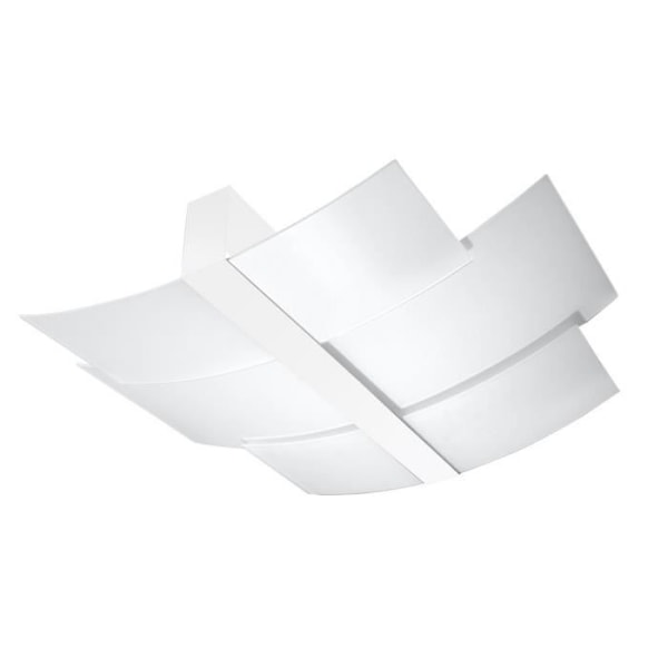 Dekorativ loftslampe - SOLLUX - Celia - Hvid - 3x E27 - Moderne design - Indbygget