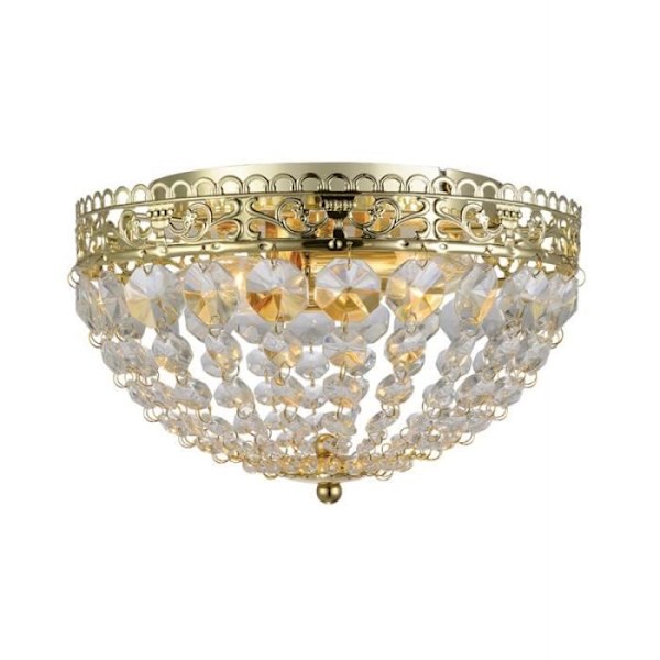 Loftslampe - GENERISK - SAXHOLM - 2L - Guld - IP21 - E14 guld-