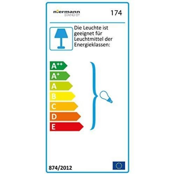 Niermann Standby Drehpendelleuchte Aliens, Plast, E27, 60 W, Multi Color, 25 x 25 x 27 cm - 174