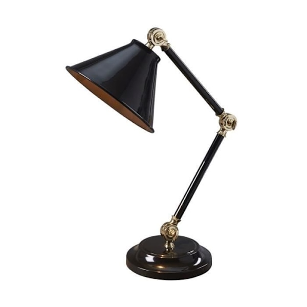 Provence Element lampe, sort / poleret messing