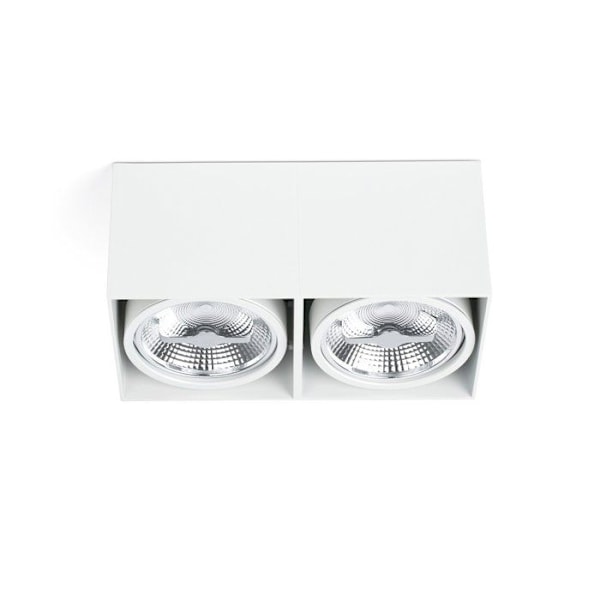 TECTO taklampa 2x AR111 50W VIT - FARO - 63276 Vit