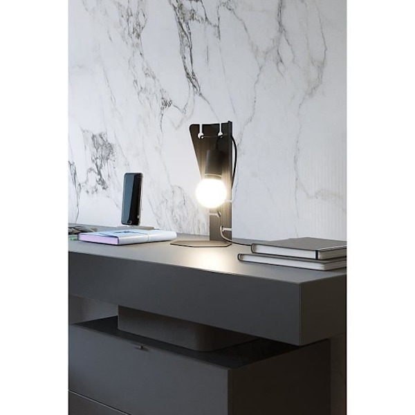 ARBY E27 Modern Black Steel Bordlampe SOLLUX