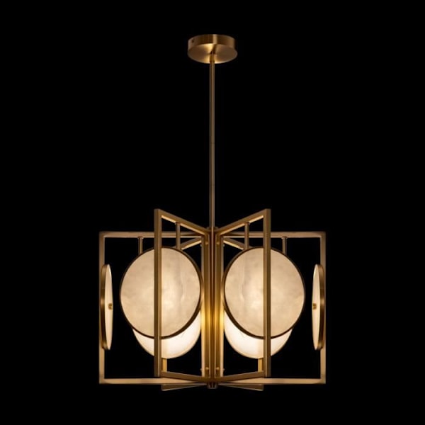 Hängande taklampa - Maytoni - Marmo - Guldmetall - 6 E14-lampor - Konstnärlig design