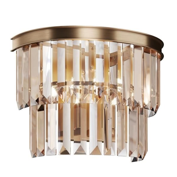 Væglampe - Maytoni - Revero - Guld - Metal og Glas - E14 40W
