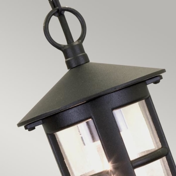 Loftlampe - Elstead - Hereford - 1 pære - IP43 - Sort svart