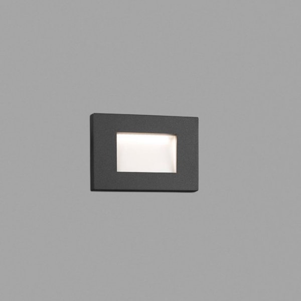 SPARK-1 LED Mørkegrå forsænket lampe Mørkegrå