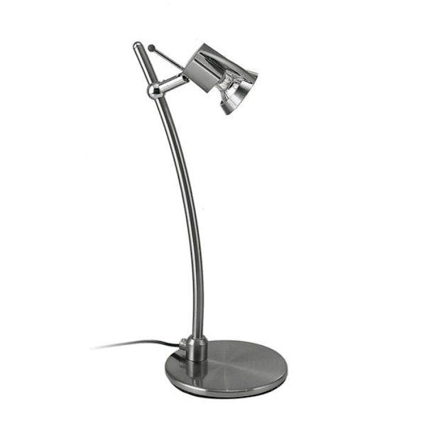 Bordlampe - CRYSTAL RECORD - Arco - Nikkel - Stål - LED-kompatibel nickel, mässing
