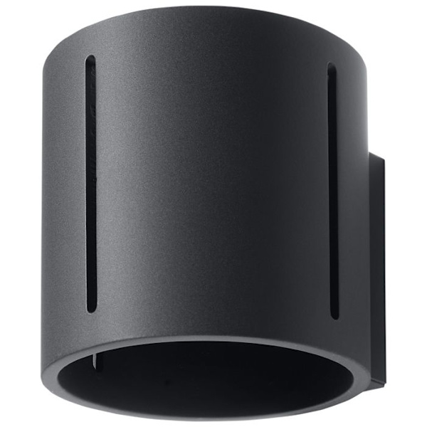 Væglampe - SOLLUX - INEZ - Aluminium - G9 LED - Sort svart