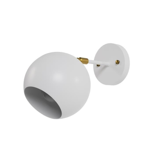 Væglampe 1XE27 ORBIT D150 BL Metal