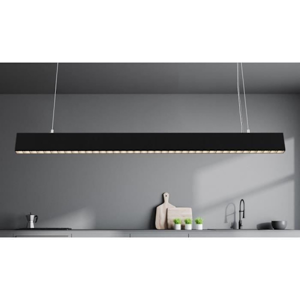 Maytoni Points Bar Suspension Taklampa Svart Integrerad LED 4000K