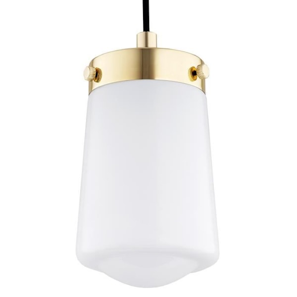 Loftlampe - Argon - PASADENA - Blank glans - Glas, messing og stål - Moderne design