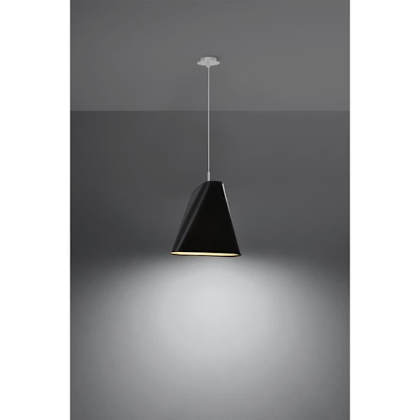 Sollux BLUM Pendellampa Kupol Svart E27