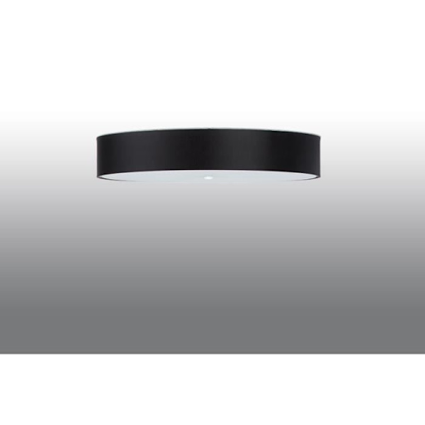 SKALA 80 E27 Modern svart tyg taklampa SOLLUX