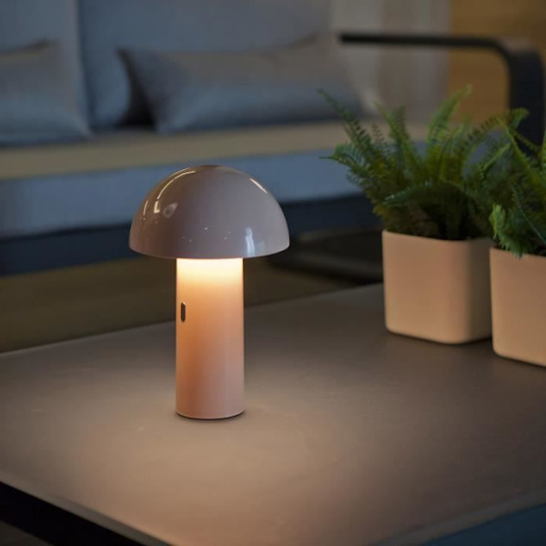 Bordlampe - Enoki - Hvid - Polyethylen - IP44 - 170 lumen Vit