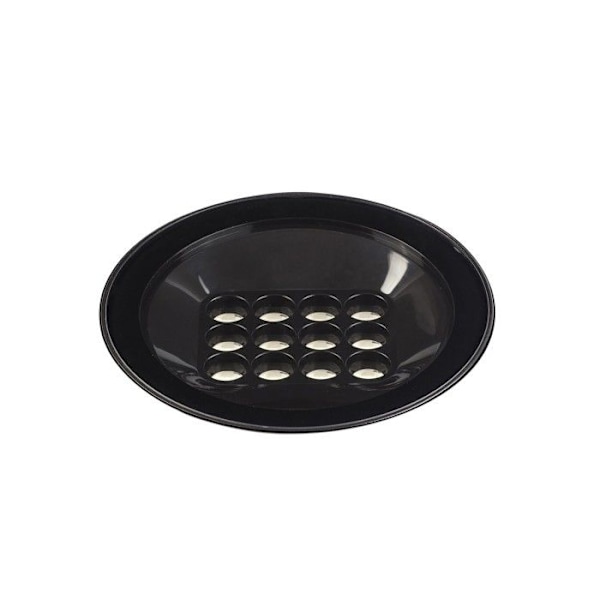 TRAS-25 LED-inbyggd lampa svart 40 NEGRO