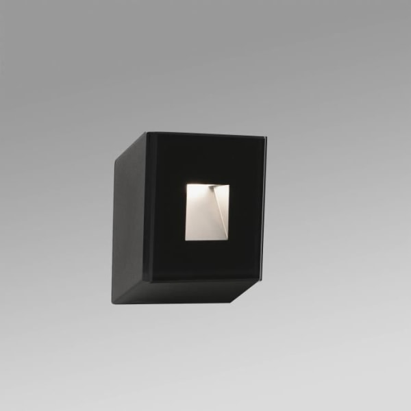 Faro Dart infälld LED-vägglampa utomhus svart 2W 2700K IP65 - FARO70273