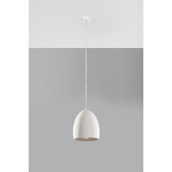 FLAWIUSZ E27 LED Keramisk Pendel Modern Loft BOHO Design Corridor - Hvid