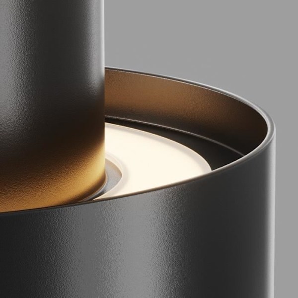 Maytoni Planet Utanpåliggande downlight svart 3000K
