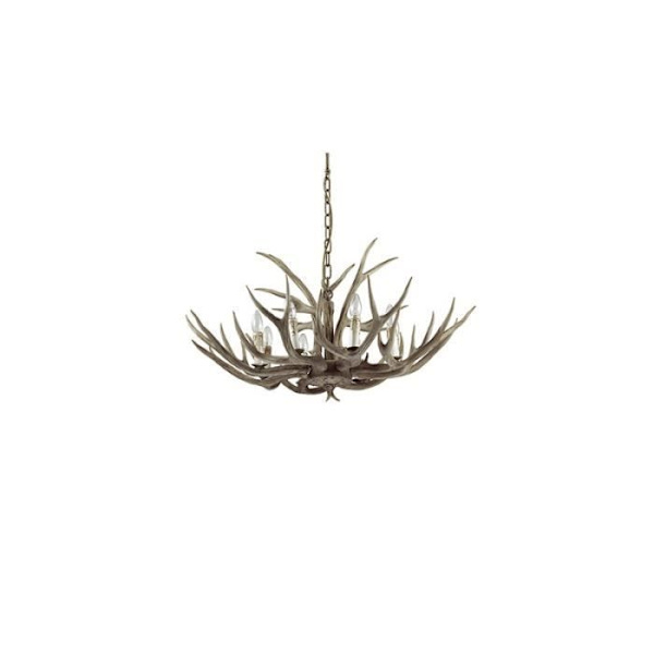 Upphängning - IDEAL LUX - CHALET - 8 glödlampor E14 - Resin - Inomhus