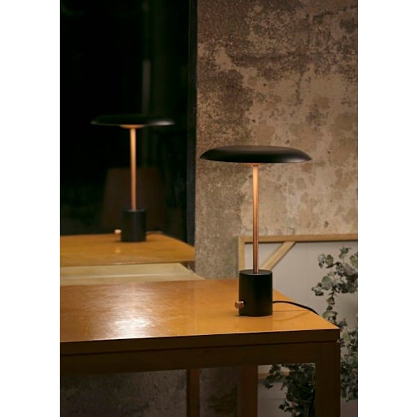 HOSHI - LED bordlampe Sort/Kobber H40cm NICKEL
