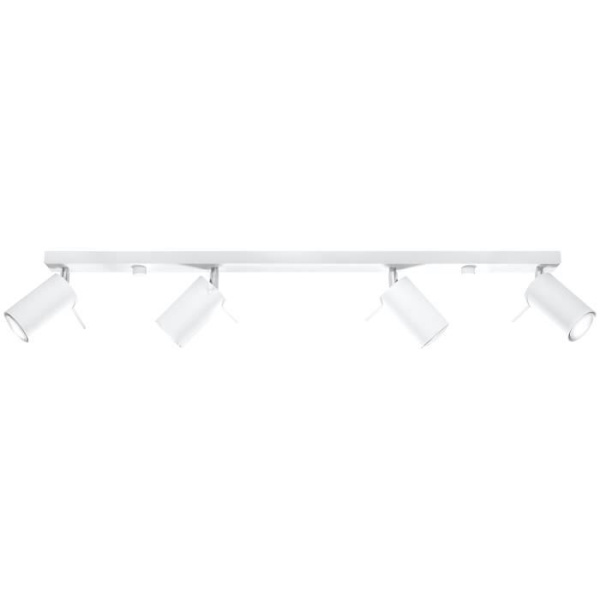 Ring Taklampa 4L LED Spotlight Modern Loft Design för Sovrum Vardagsrum Trappa Korridor - Vit