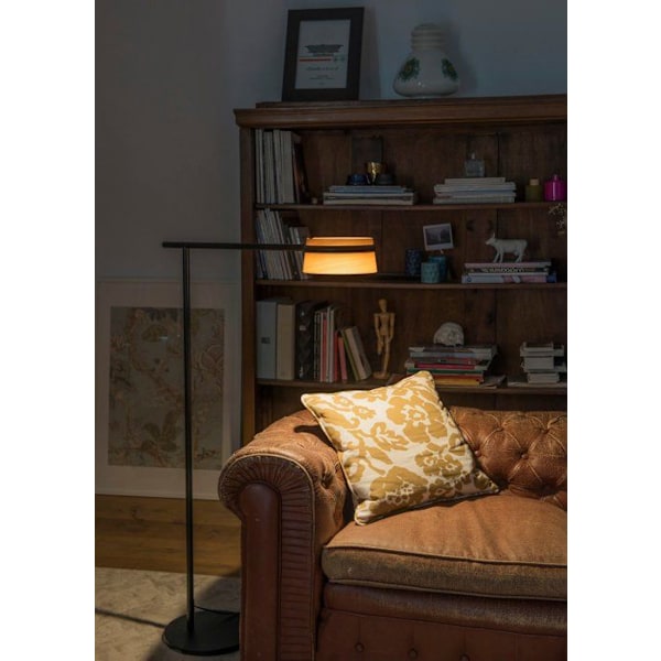 Gulvlampe - Faro Barcelona - Loop LED gulvlampe (6W) NIKKEL