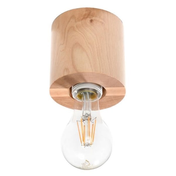 Plafondslampa SALGADO Trä Modern Inomhus Lampa för Sovrum Vardagsrum E27