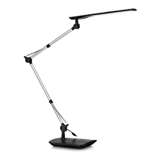 Skrivebordslampe - Keria - STUDY - LED - PVC sort - Moderne design Svart