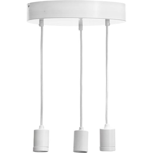 Upphängning Rund, vit 30cm