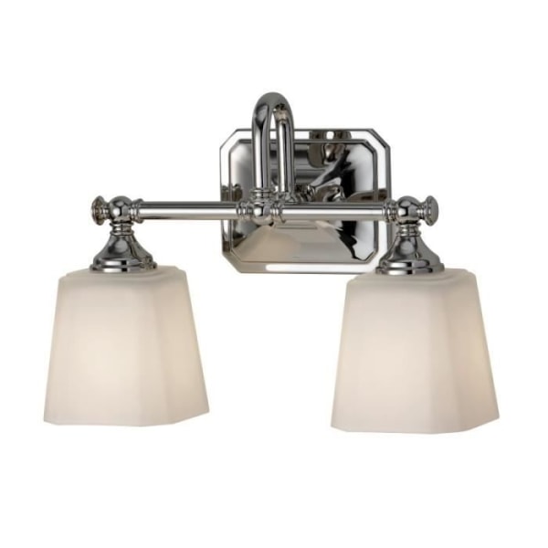 Vägglampa - Concord - Krom - 2 Glödlampor - LED - Modernt Design