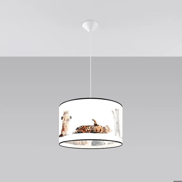 Sollux Lighting Kitty 40 hængelampe vit/flerfärgad
