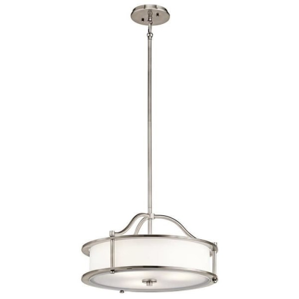 Rund plafonnier - ELSTEAD LIGHTING - Emory - 3 lamper - Stål - Grå