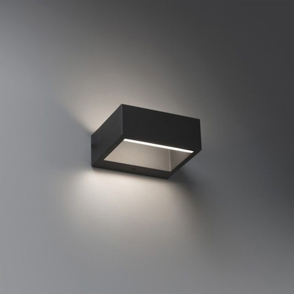 Utvändig vägglampa -ALP-Led 6W -Mörkgrå - FARO BLANCO
