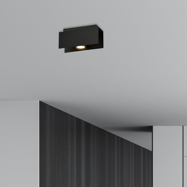 Emibig KENNO Kenno Downlight svart utanpåliggande 1x GU10