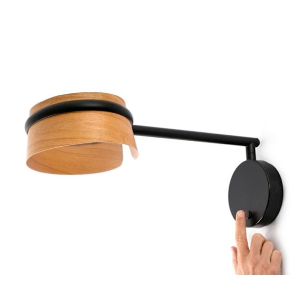 Indendørs væglampe - Faro Barcelona - Loop II LED væglampe (6W) BRONSGULD
