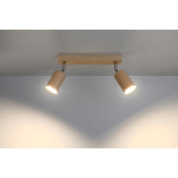 BERGE 2 Taklampa Modern Loftdesign för sovrum Vardagsrum Trappor Korridor - Trä