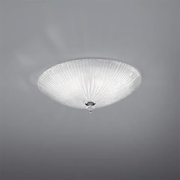 Ideal Lux Shell PL6, overflade, rund, 6 pære(r), E27, IP20, gennemsigtig