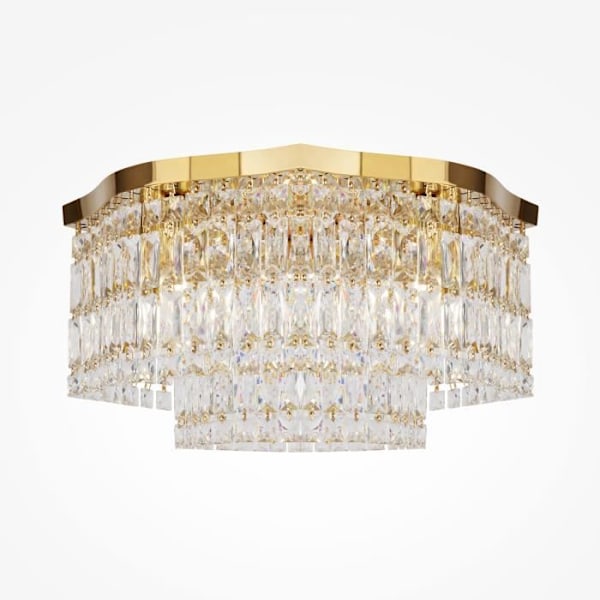 Plafonlampe - Maytoni - Dune - 6 Lyskilder - Metal - Guld - E14