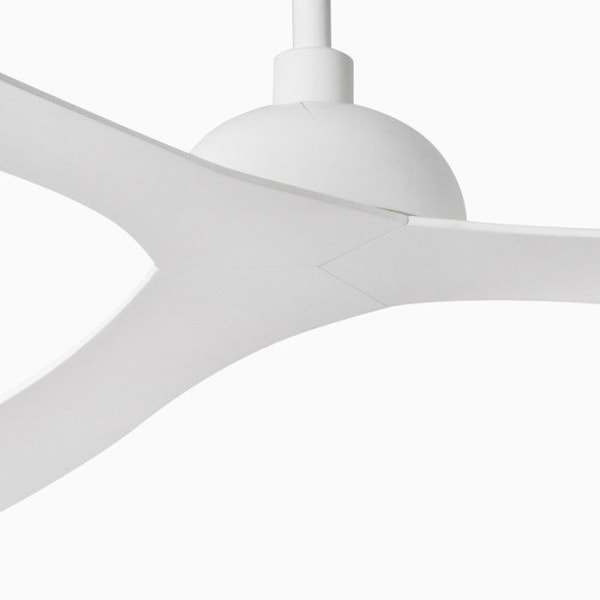 Takfläkt - Faro - Gotland - 6 hastigheter - Fjärrkontroll - Vit LED Vit