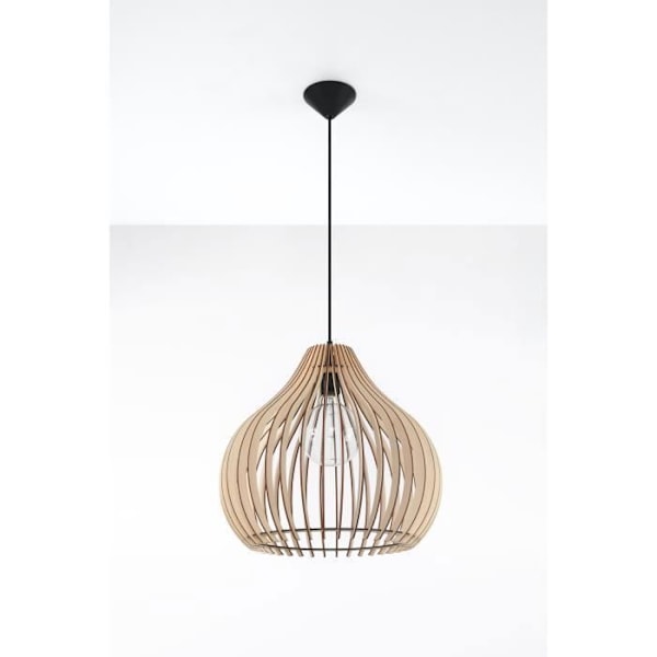 APRILLA E27 LED Pendellampa Modern Loft BOHO Design Korridor - Trä